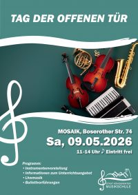 Tag der offenen Tür der Musikschule Königswinter im MOSAIK